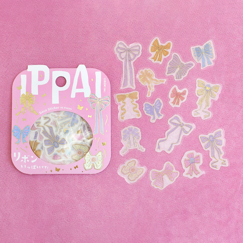 BGM Foil Stamping Flake Seal (Ippai) - It's Full of Ribbons — side view