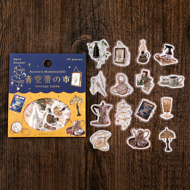 BGM Foil Stamping Flake Seal: The Flea Market of Blue Sky - Miscellaneous Goods — with packaging
