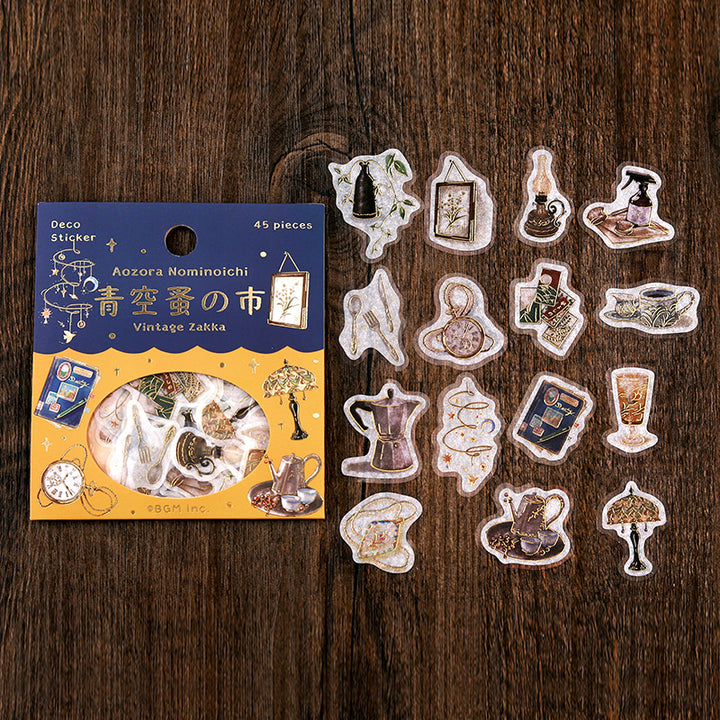 BGM Foil Stamping Flake Seal: The Flea Market of Blue Sky - Miscellaneous Goods — with packaging