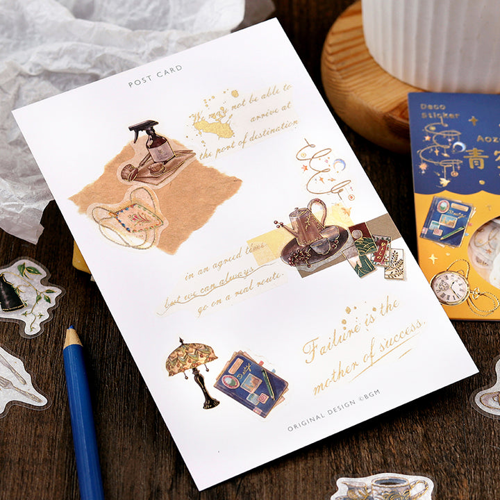 BGM Foil Stamping Flake Seal: The Flea Market of Blue Sky - Miscellaneous Goods — in use