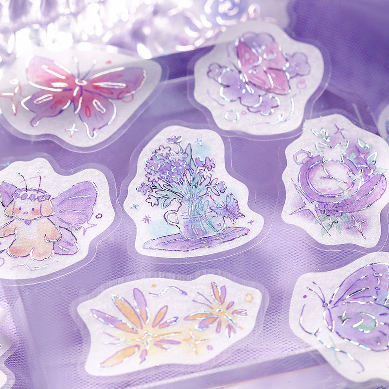BGM Foil Stamping Flake Seal: Fantasy Story - Illusion — in use