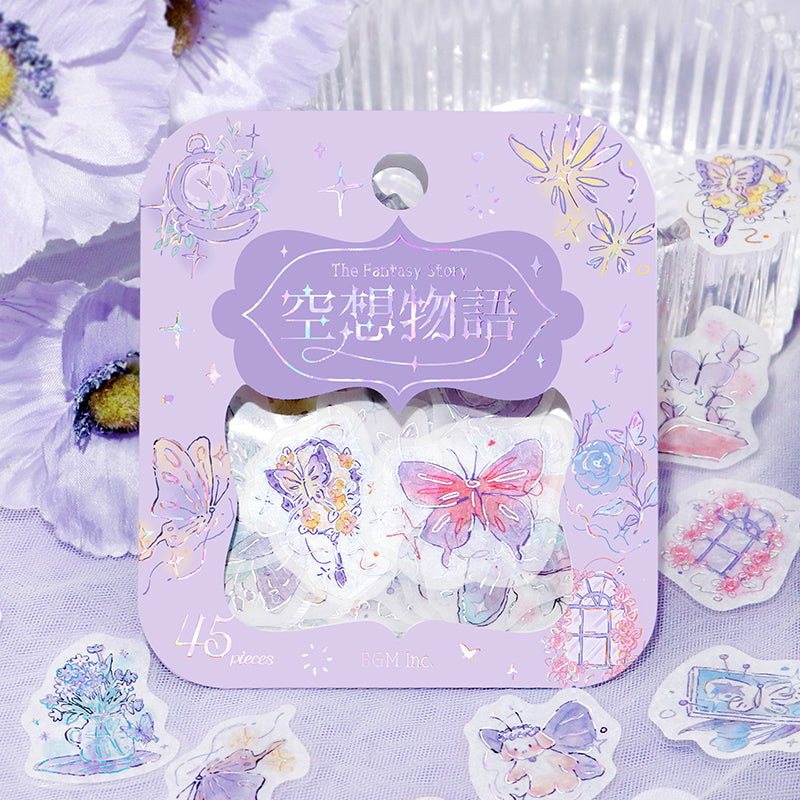 BGM Foil Stamping Flake Seal: Fantasy Story - Illusion — close-up