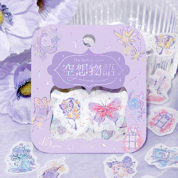 BGM Foil Stamping Flake Seal: Fantasy Story - Illusion — close-up