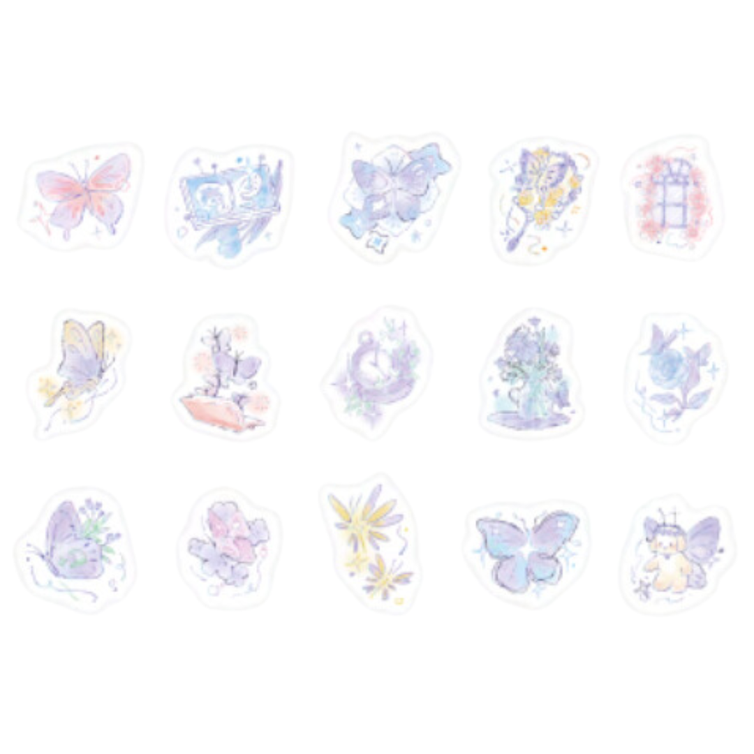 BGM Foil Stamping Flake Seal: Fantasy Story - Illusion — front view