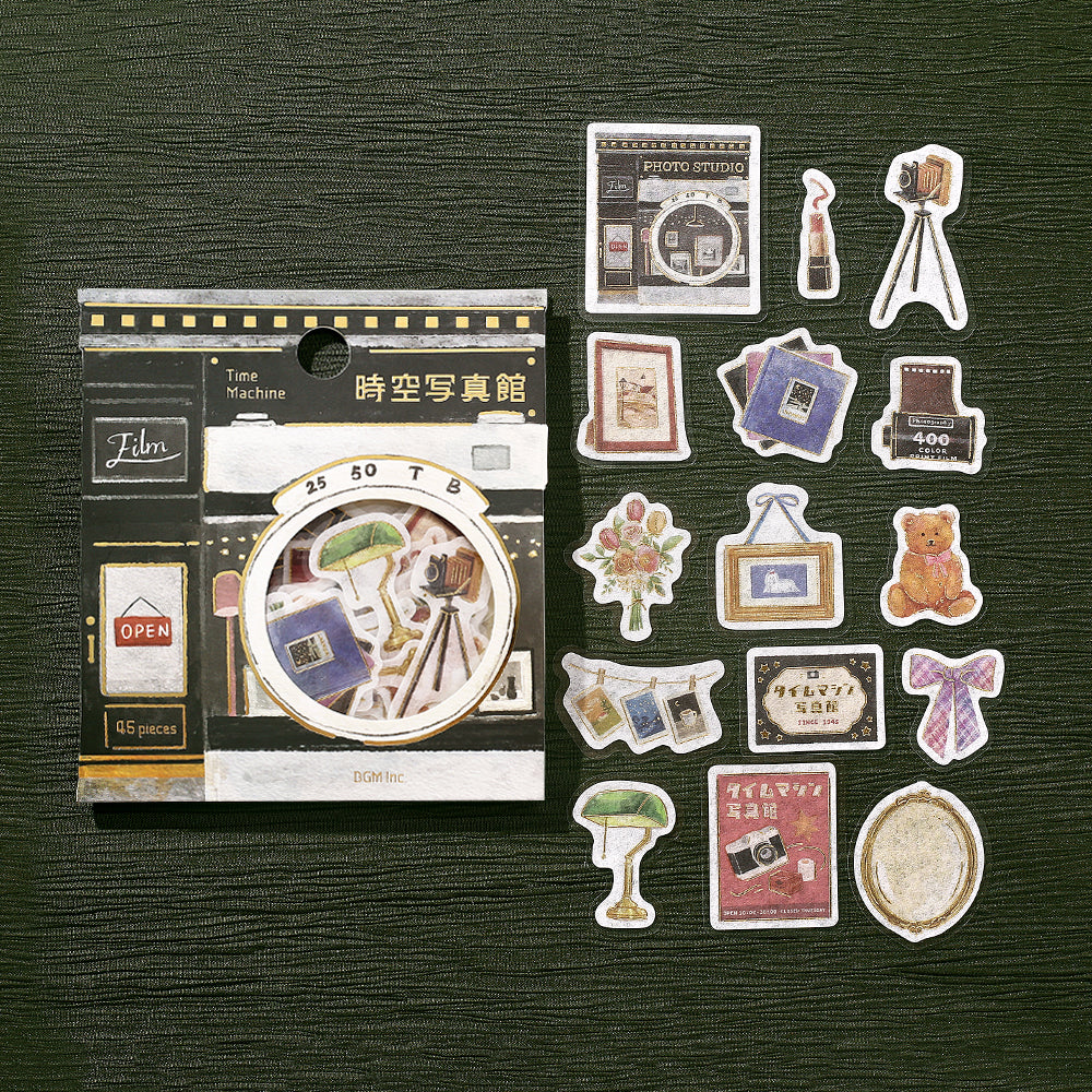 BGM Foil Stamping Flake Seal: Imaginary Shopping Arcade - Time-Space Photo Studio — side view