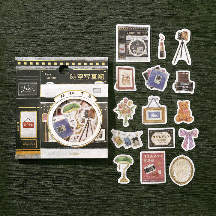 BGM Foil Stamping Flake Seal: Imaginary Shopping Arcade - Time-Space Photo Studio — side view