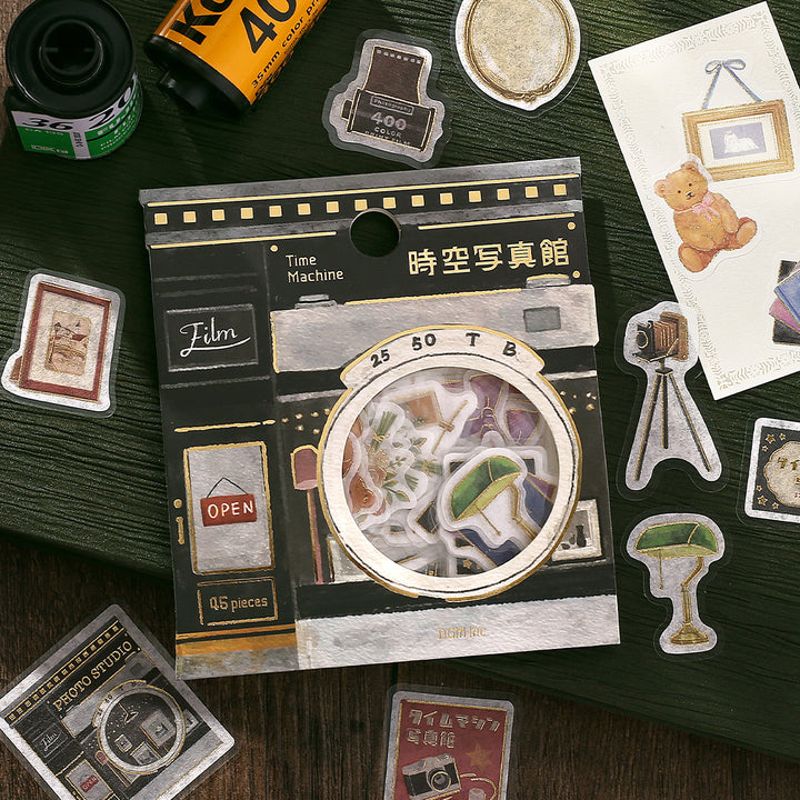 BGM Foil Stamping Flake Seal: Imaginary Shopping Arcade - Time-Space Photo Studio — in use