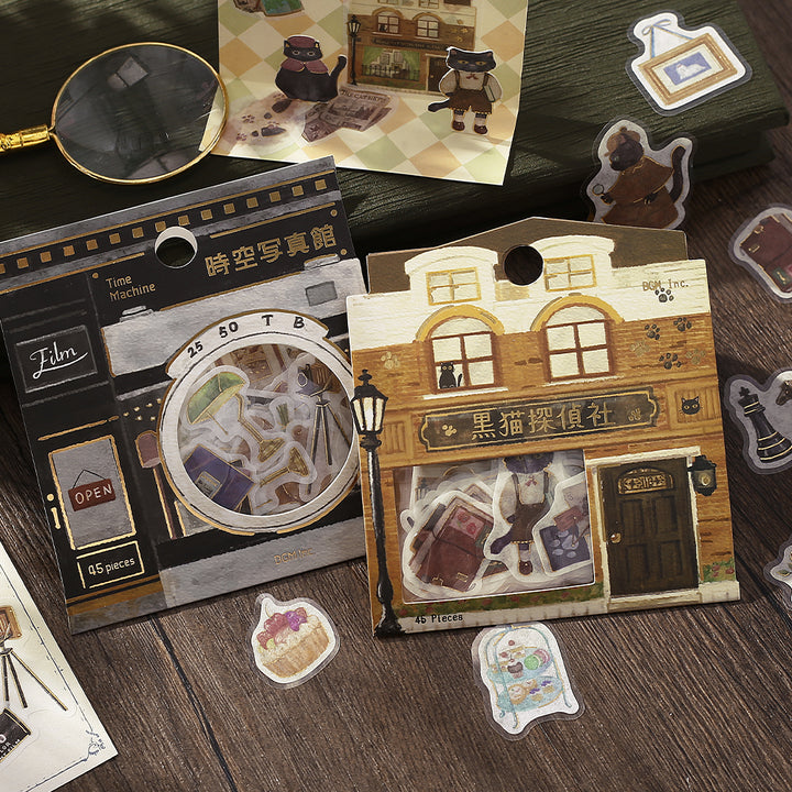 BGM Foil Stamping Flake Seal: Imaginary Shopping Arcade - Time-Space Photo Studio — angle view