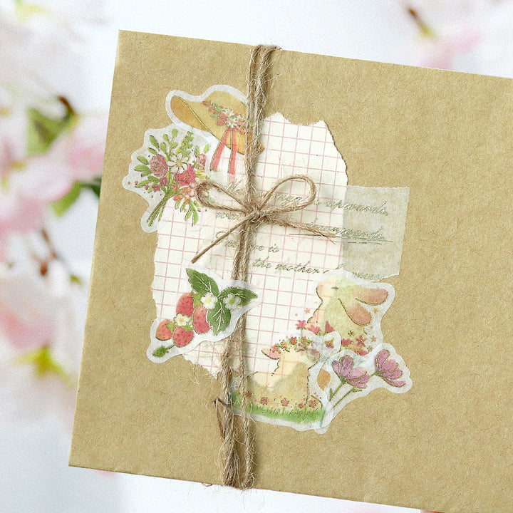 BGM Foil Stamping Flake Seal: Forest of Warmth - Pink — in use