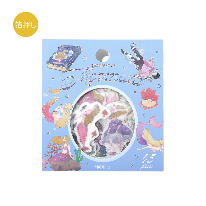BGM Foil Stamping Flake Seal: Fairy Tale - The Little Mermaid — side view