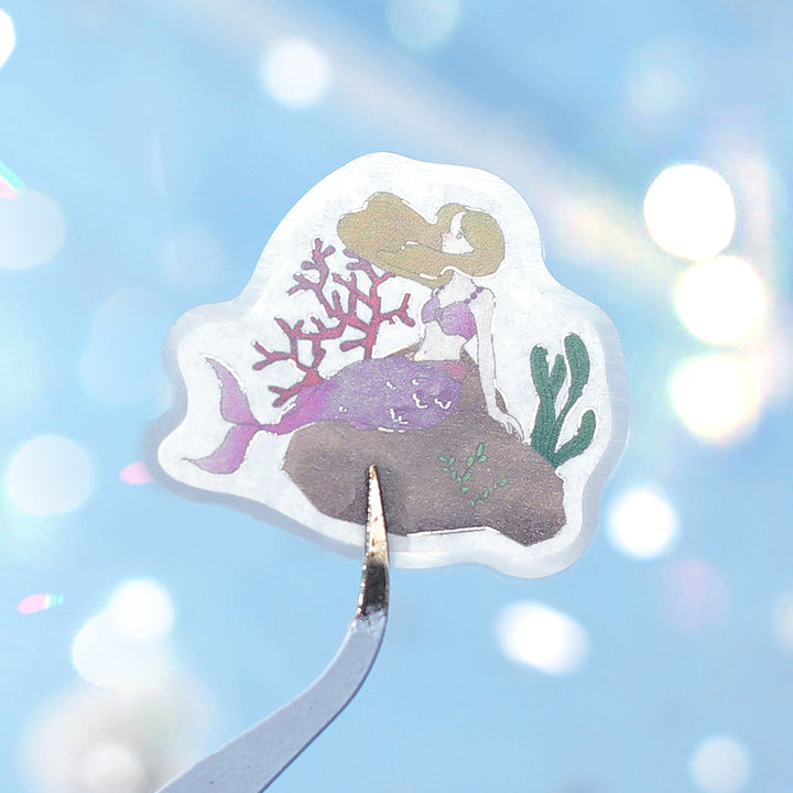 BGM Foil Stamping Flake Seal: Fairy Tale - The Little Mermaid — angle view