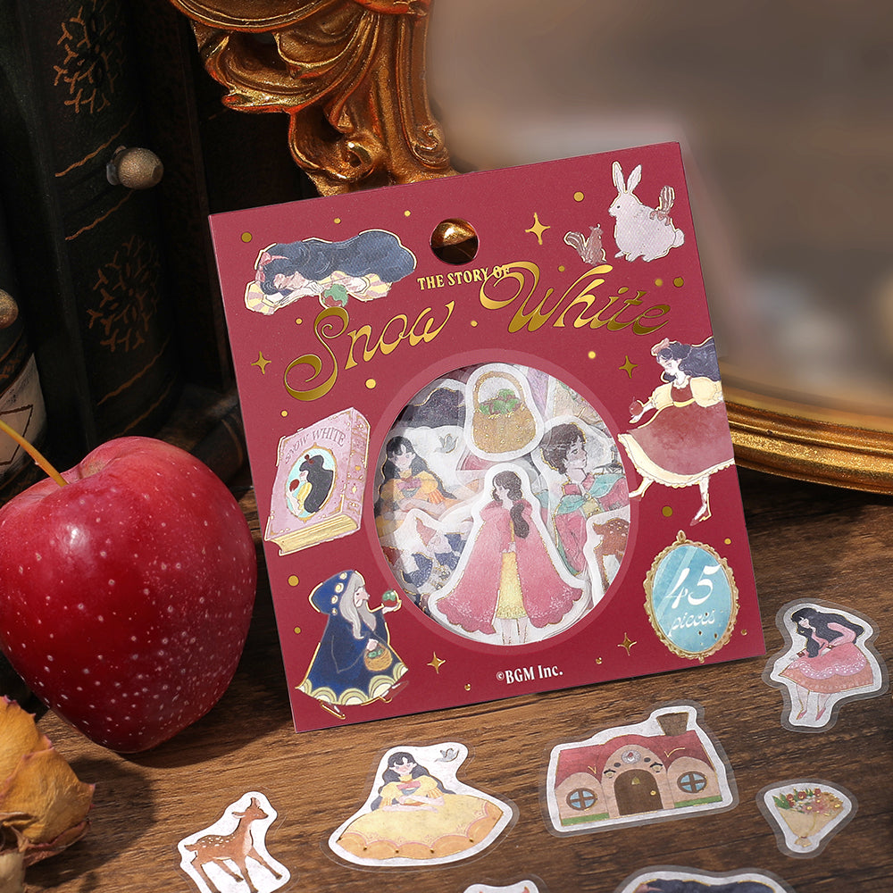 BGM Foil Stamping Flake Seal: Fairy Tale - Snow White — in use
