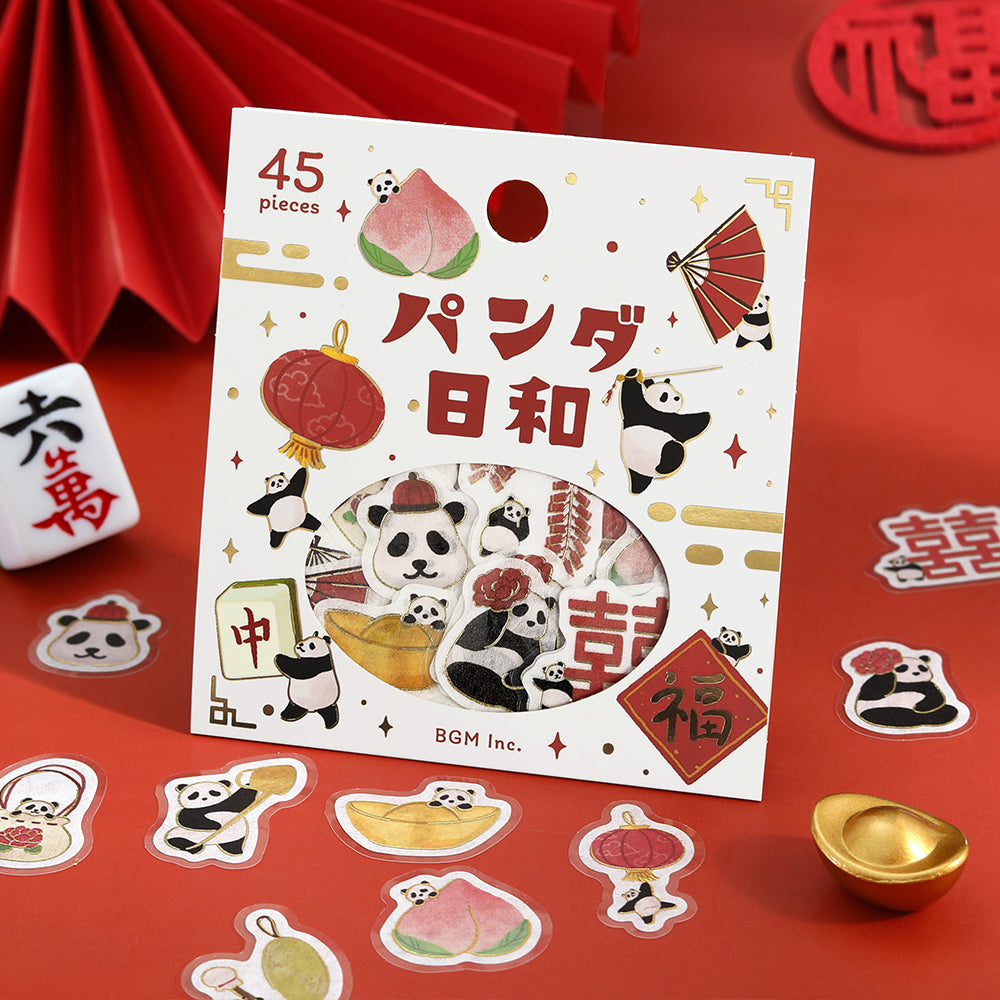BGM Foil Stamping Flake Seal: Panda Days – Chinese Cuisine — in use