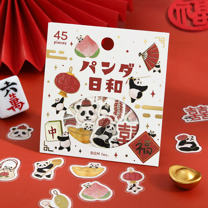 BGM Foil Stamping Flake Seal: Panda Days – Chinese Cuisine — in use