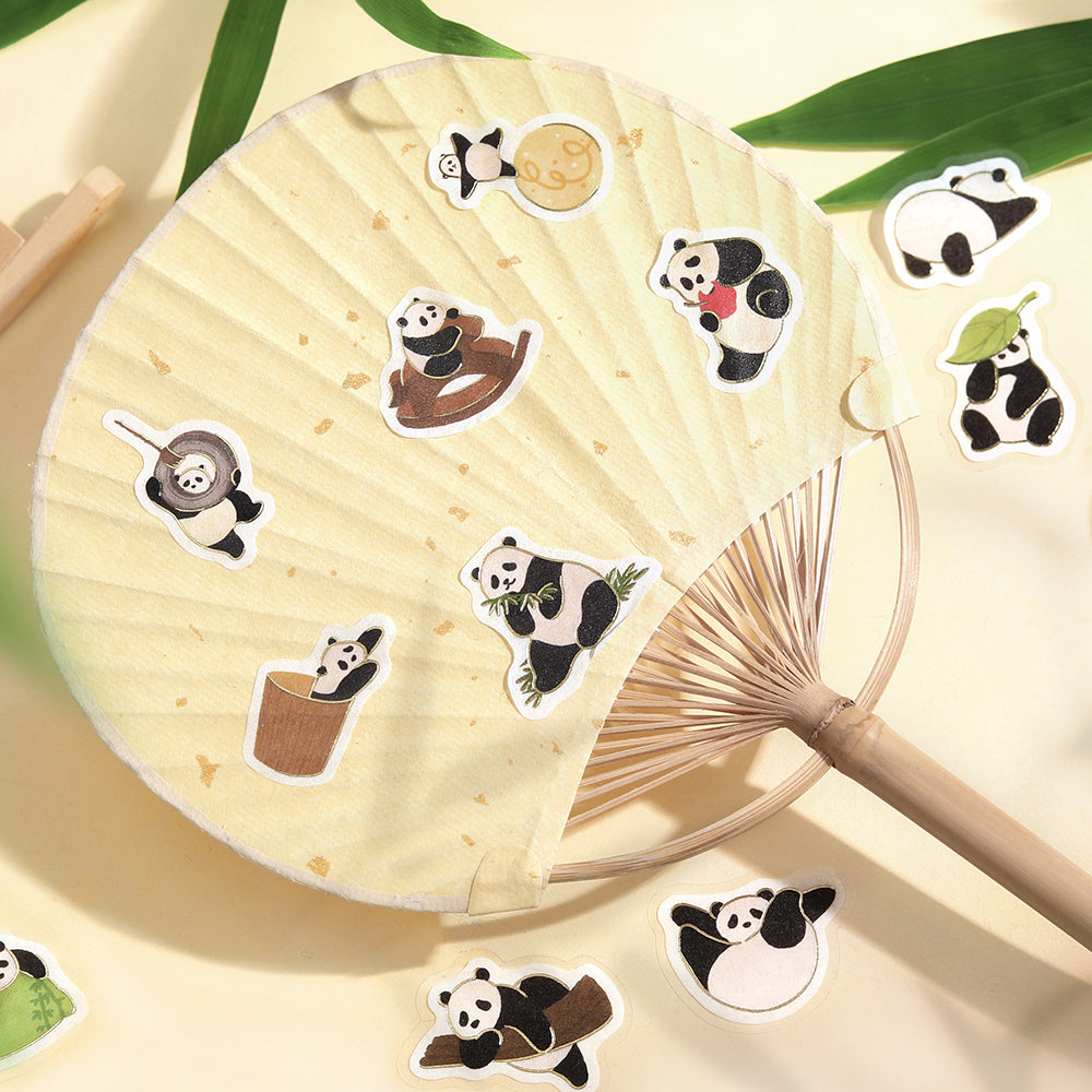 BGM Foil Stamping Flake Seal: Panda Days – Daily Life — with packaging