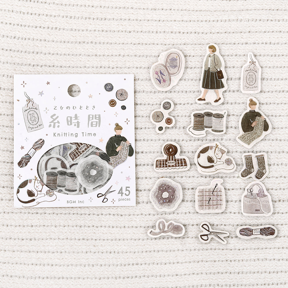 BGM Foil Stamping Flake Seal: A Maiden's Moment – Thread Time — side view