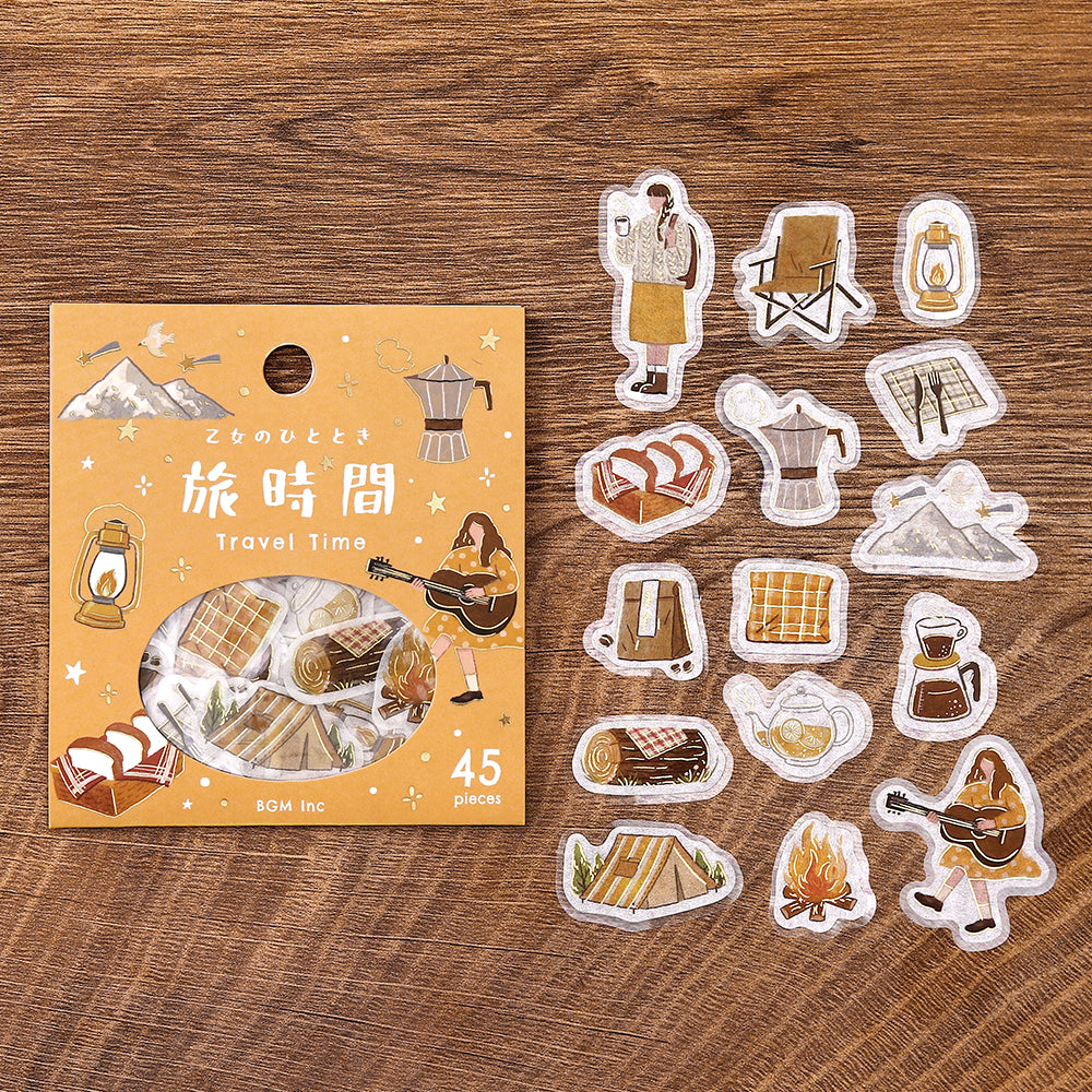 BGM Foil Stamping Flake Seal: A Maiden's Moment – Travel Time — side view