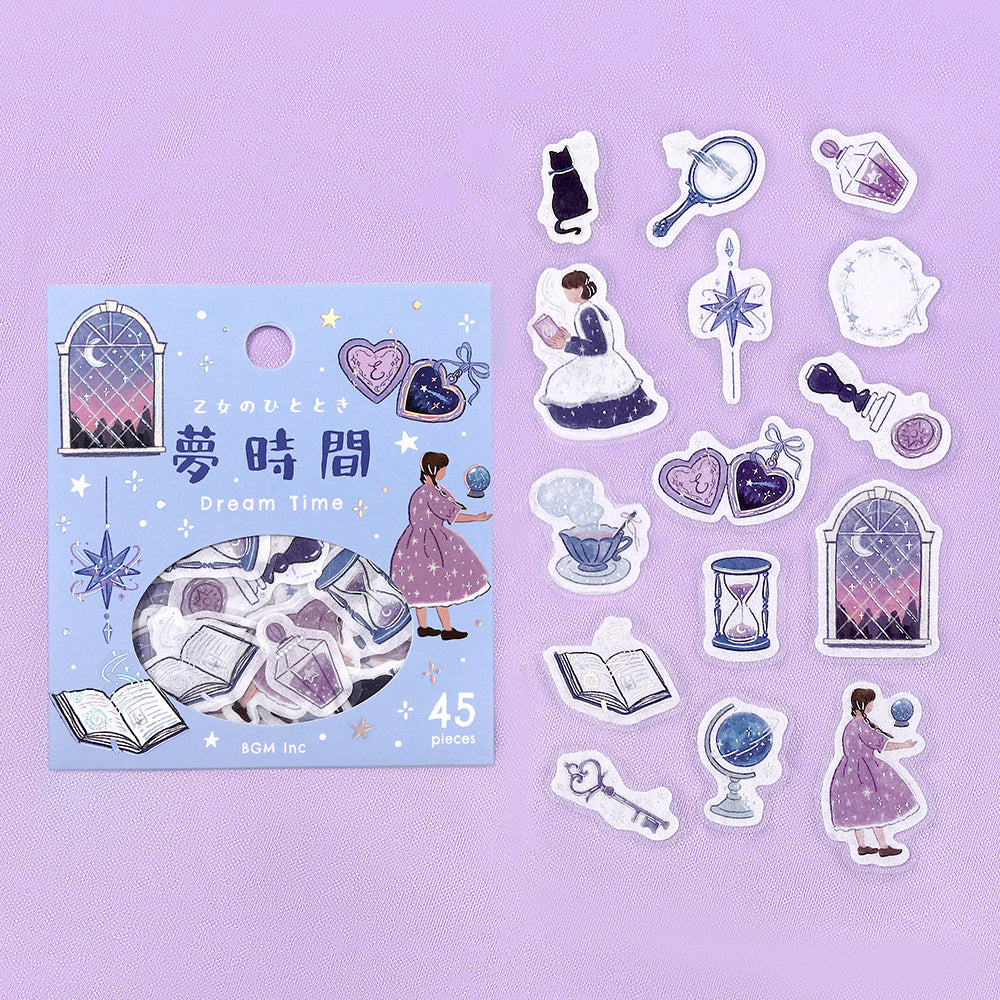 BGM Foil Stamping Flake Seal: A Maiden's Moment – Dream Time — side view
