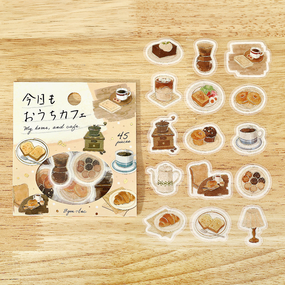 BGM Foil Stamping Flake Seal: Today's Cafe: Home Cafe — side view