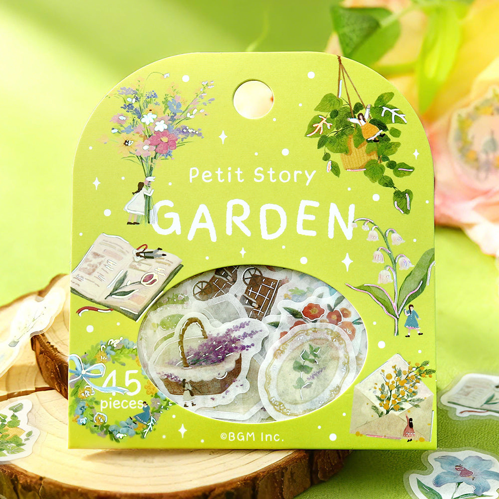 BGM Foil Stamping Flake Seal: Petit Story Gardening — in use
