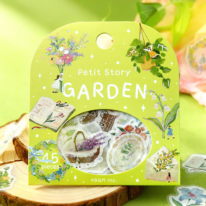BGM Foil Stamping Flake Seal: Petit Story Gardening — in use