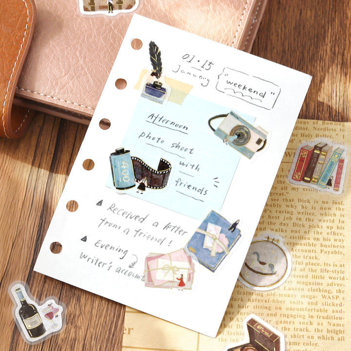 BGM Foil Stamping Flake Seal: Petit Story Hobbies — with packaging