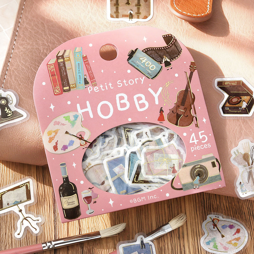 BGM Foil Stamping Flake Seal: Petit Story Hobbies — in use