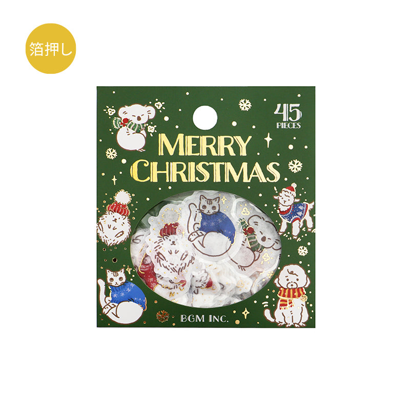 BGM Foil Stamping Christmas Limited Edition Flake Seal - Knitwear — side view