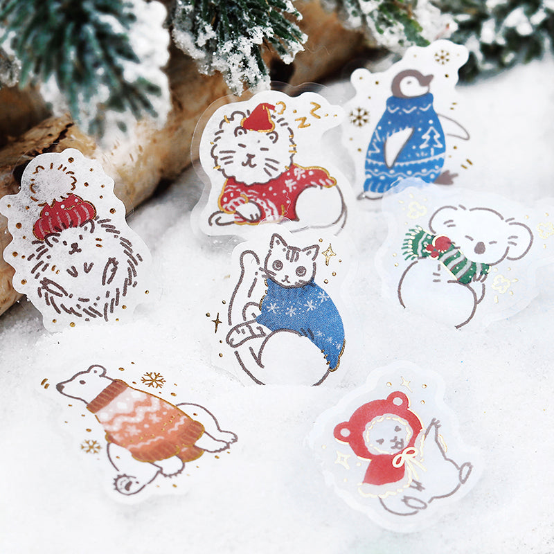 BGM Foil Stamping Christmas Limited Edition Flake Seal - Knitwear — in use
