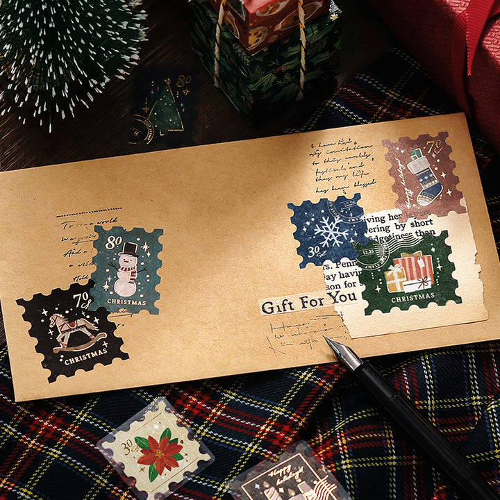 BGM Foil Stamping Christmas Limited Edition Flake Seal - Post Office / Letter to Santa — with packaging