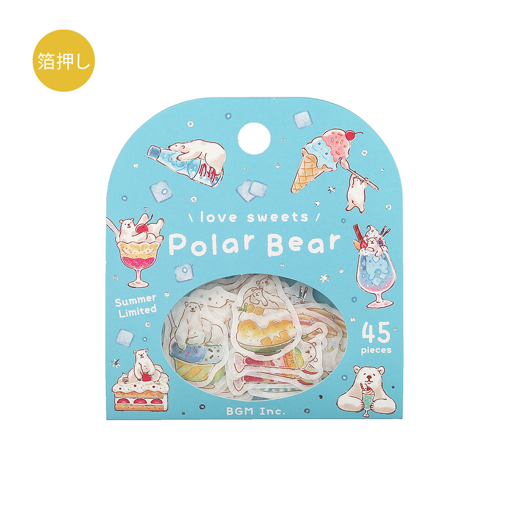 BGM Summer Limited Flake Seal - Polar Bear Sweets — side view