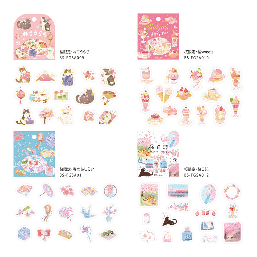 BGM Cherry Blossom Limited Edition: Cherry Blossom Sweets — flat lay