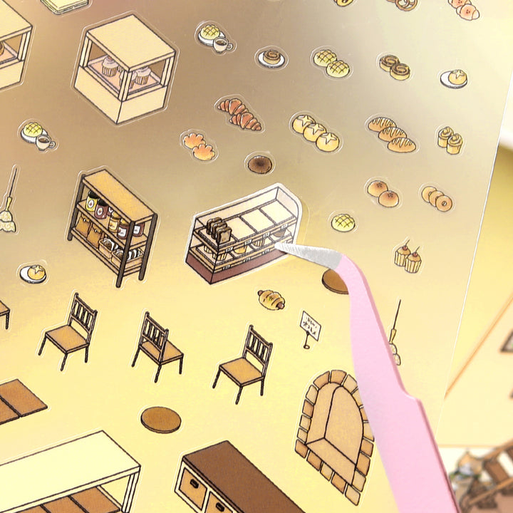 BGM Diorama 2.5D Seat Seal - Bakery — detail view