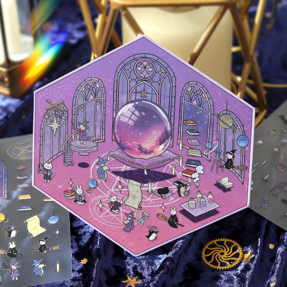 BGM Diorama 2.5D Seat Seal - Fantasy World — with packaging