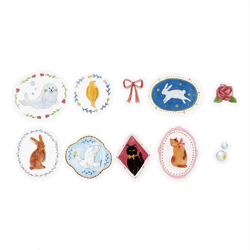 BGM Clear Seal: Maiden Brooch - Animal — front view