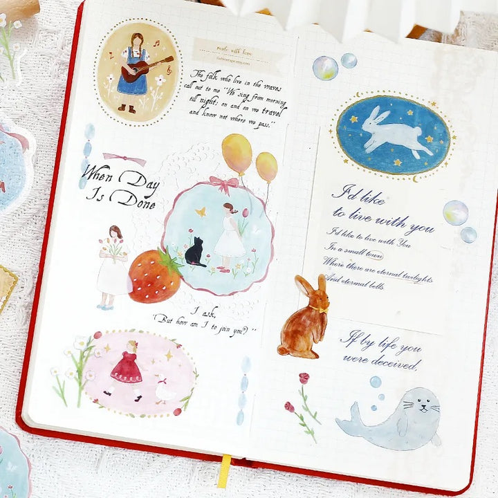 BGM Clear Seal: Maiden Brooch - Animal — with packaging