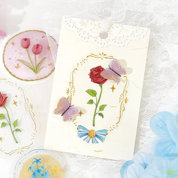 BGM Clear Seal: Maiden Brooch - Flower — with packaging