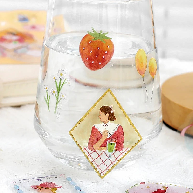 BGM Clear Seal: Maiden Brooch - Girl — with packaging