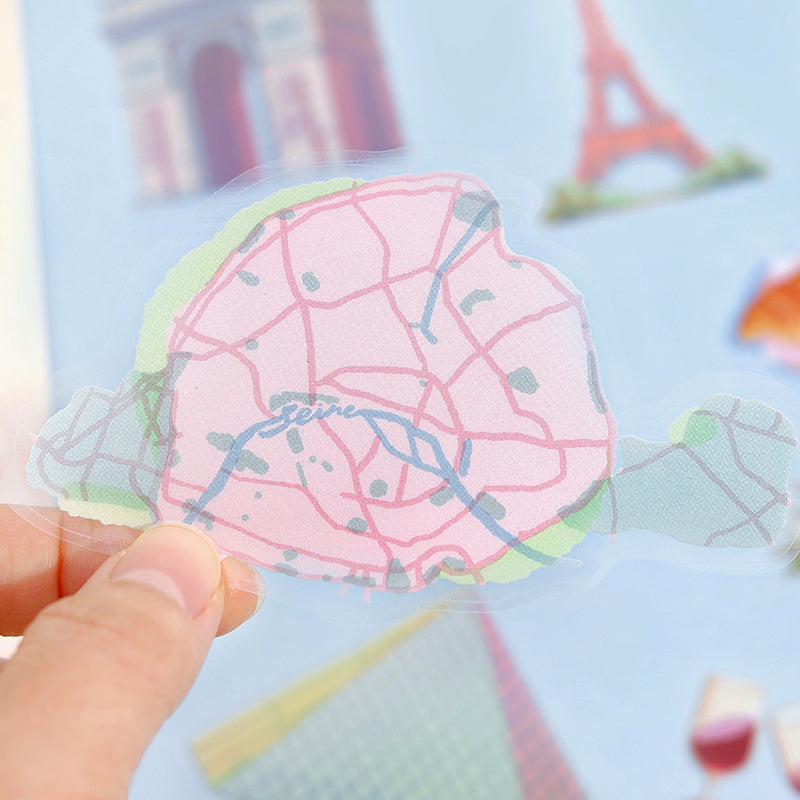 BGM Clear Seal: City Walk - Paris — with packaging