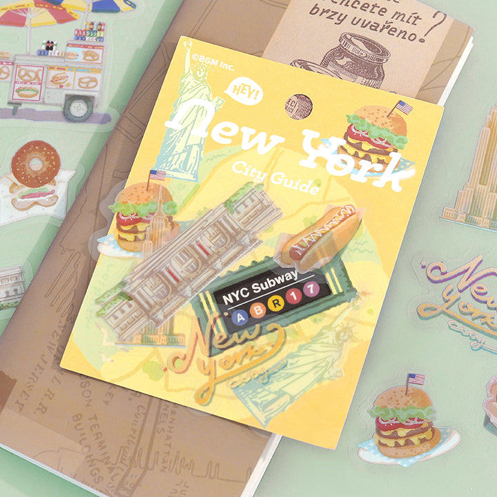 BGM Clear Seal: City Walk - New York — with packaging
