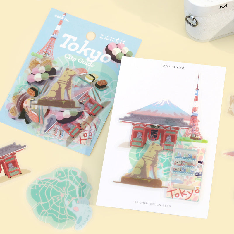 BGM Clear Seal: City Walk - Tokyo — with packaging