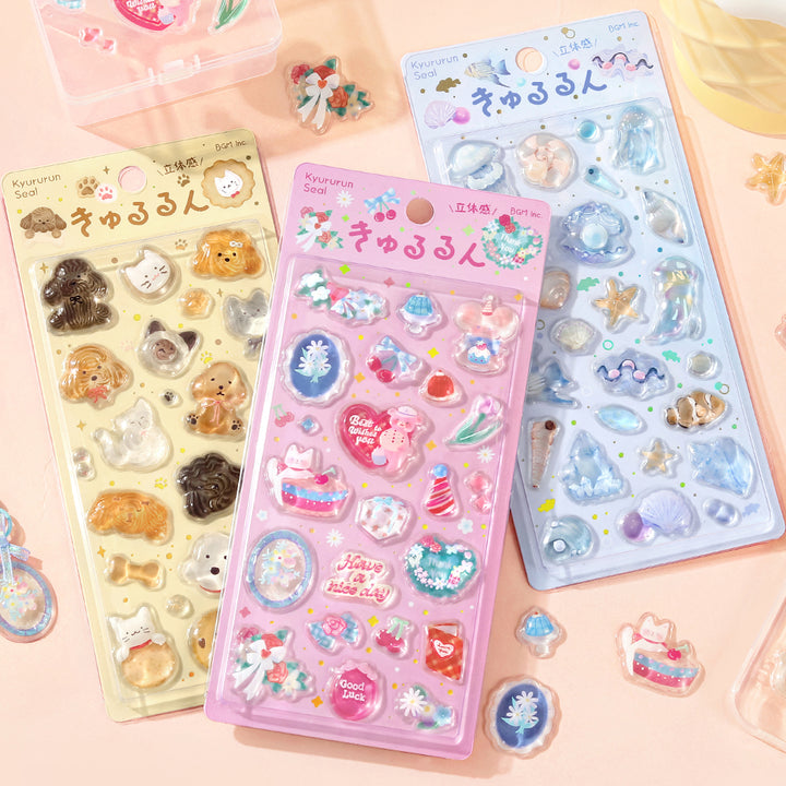 BGM Kyururun Seal: Fluffy Animals — in use