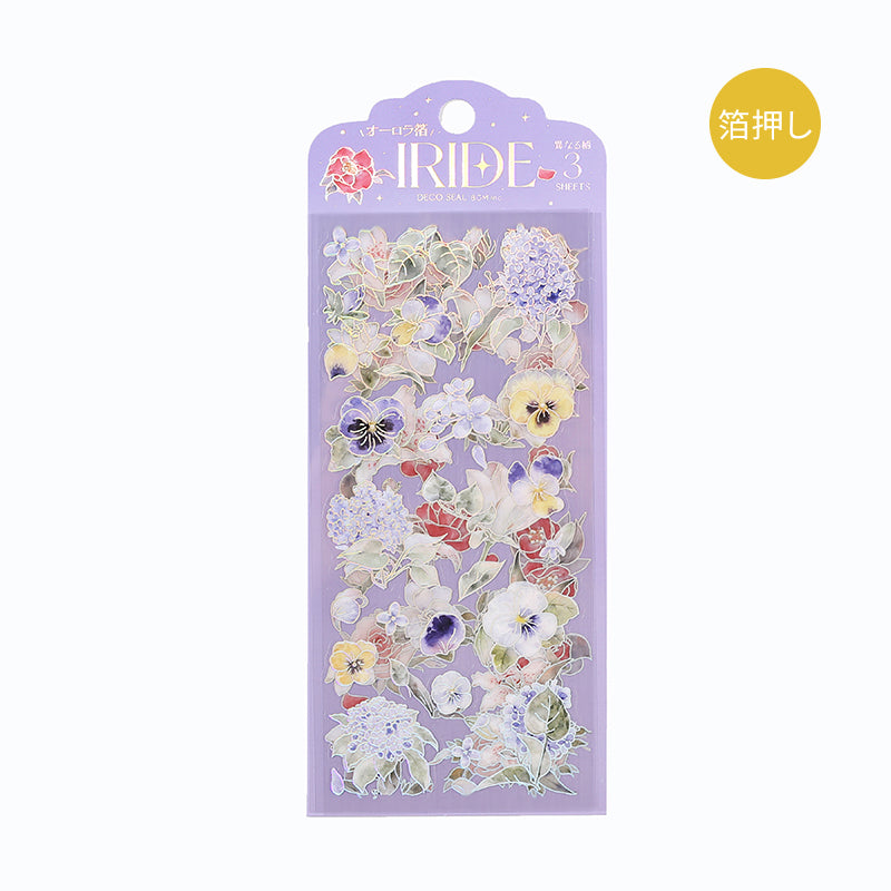 BGM Foil Stamping Iride Seal: Iride - Flowers Bloom — side view