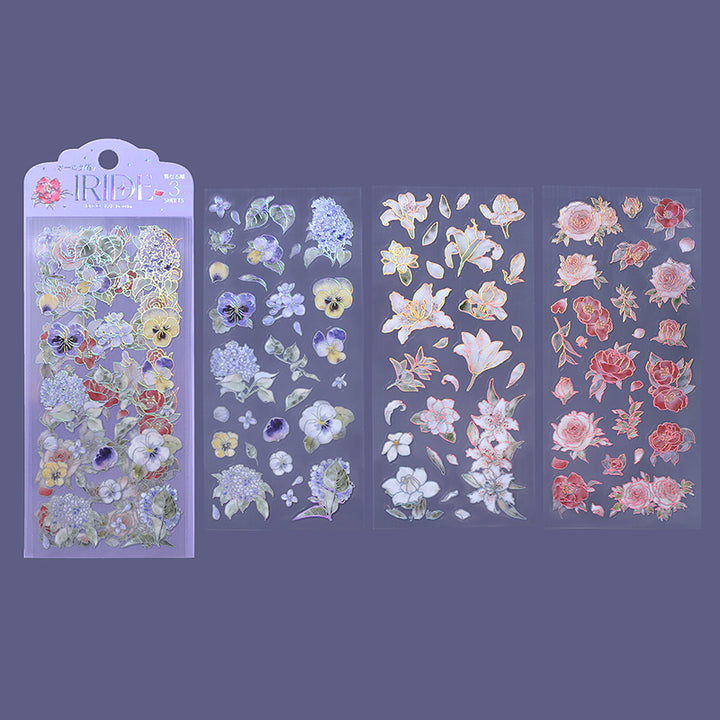 BGM Foil Stamping Iride Seal: Iride - Flowers Bloom — with packaging