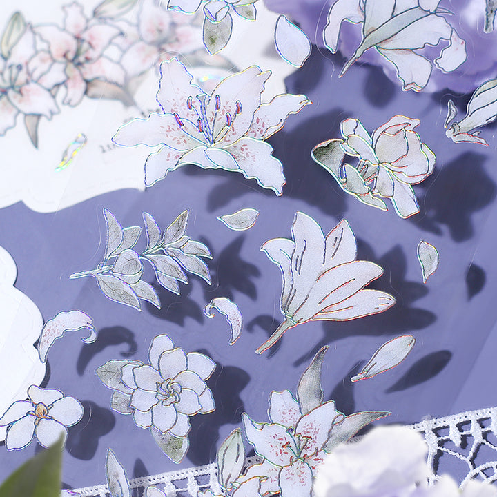 BGM Foil Stamping Iride Seal: Iride - Flowers Bloom — in use