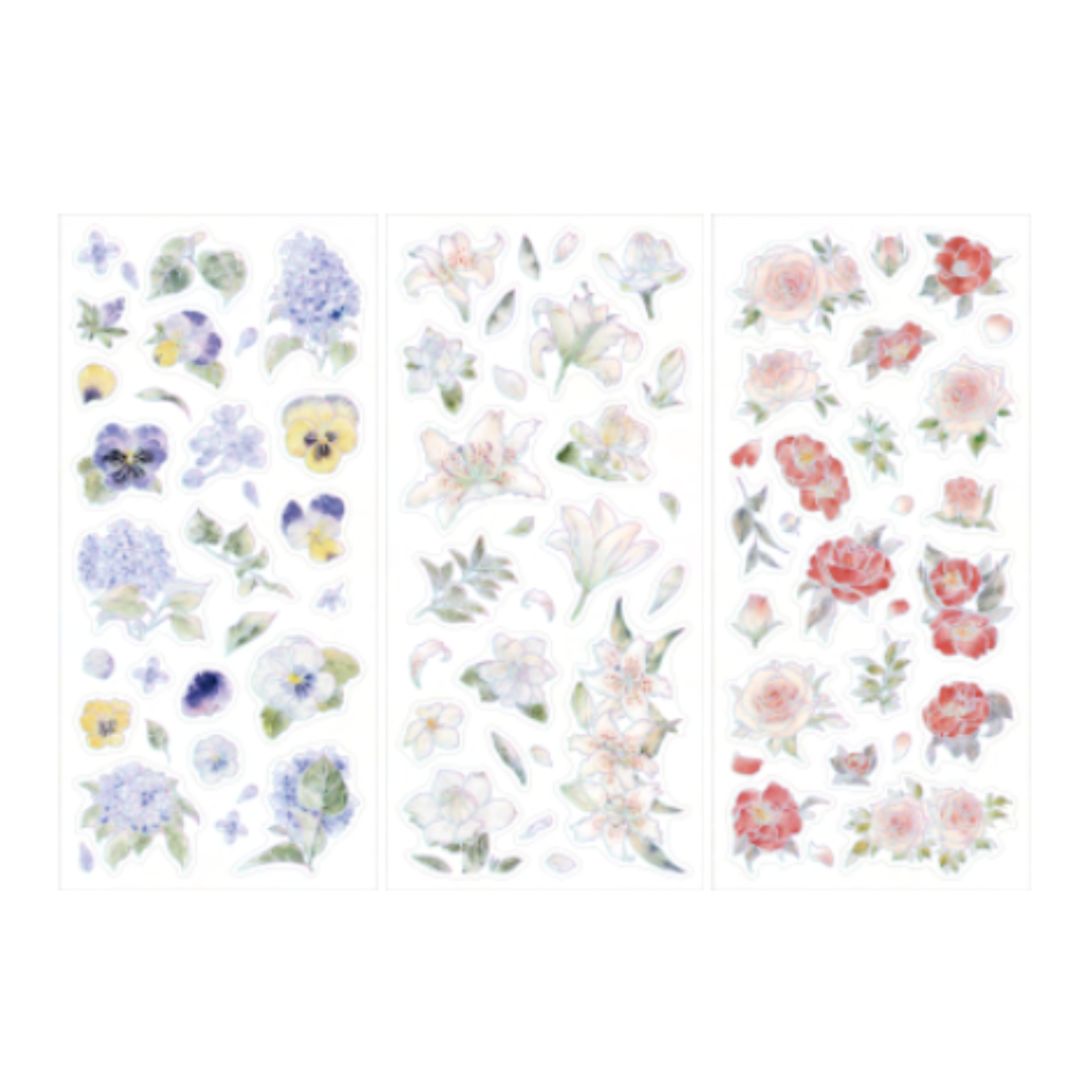 BGM Foil Stamping Iride Seal: Iride - Flowers Bloom — detail view