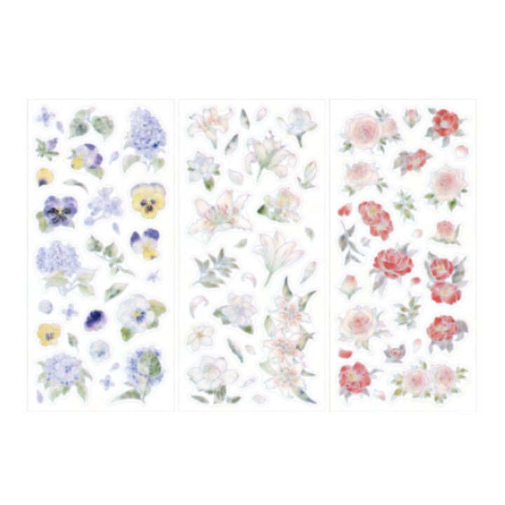 BGM Foil Stamping Iride Seal: Iride - Flowers Bloom — detail view