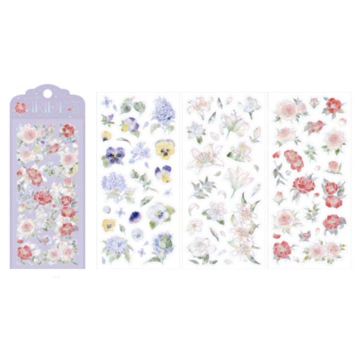 BGM Foil Stamping Iride Seal: Iride - Flowers Bloom — front view