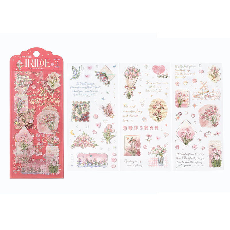 BGM Foil Stamping Iride Seal: Iride - Flower Language — front view