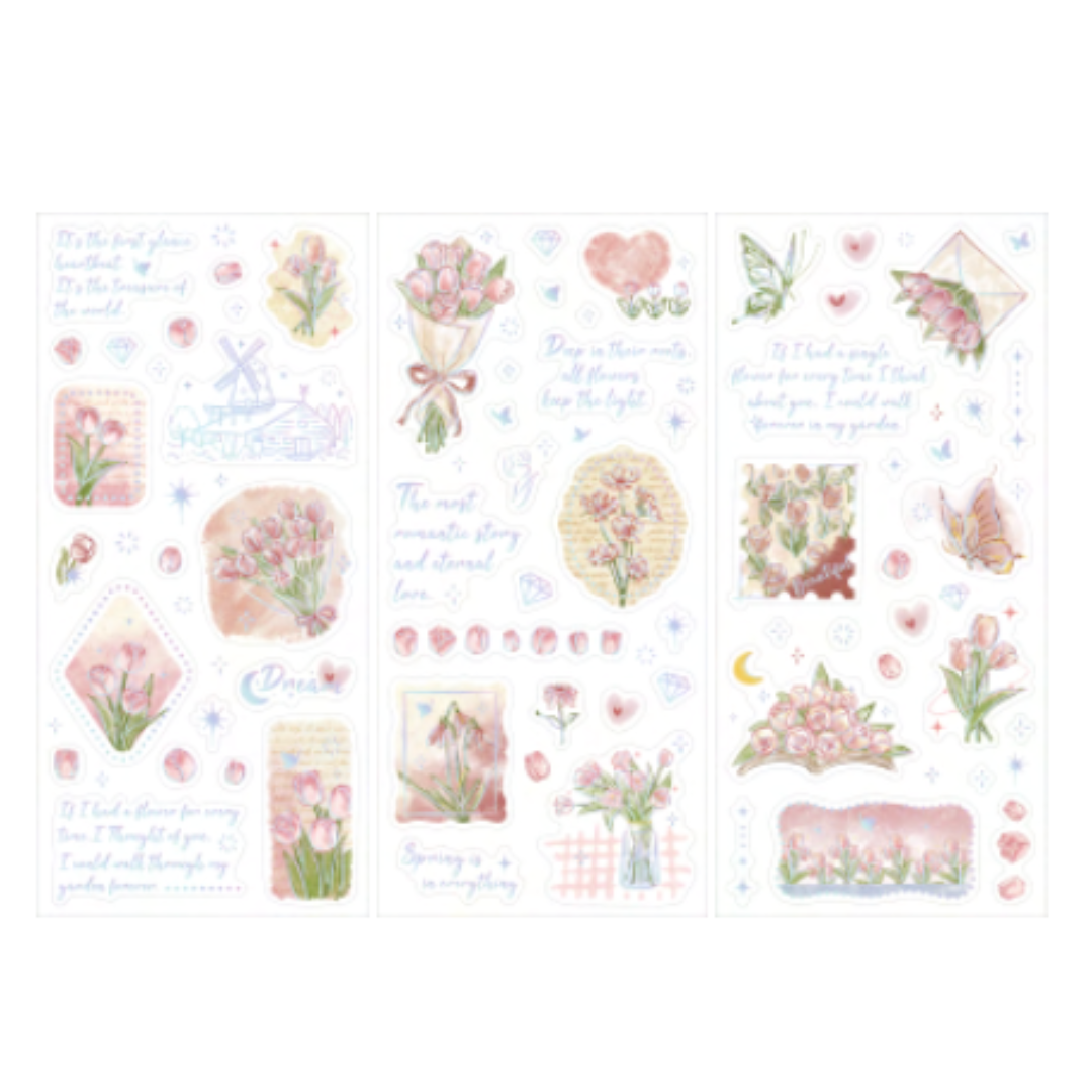 BGM Foil Stamping Iride Seal: Iride - Flower Language — detail view